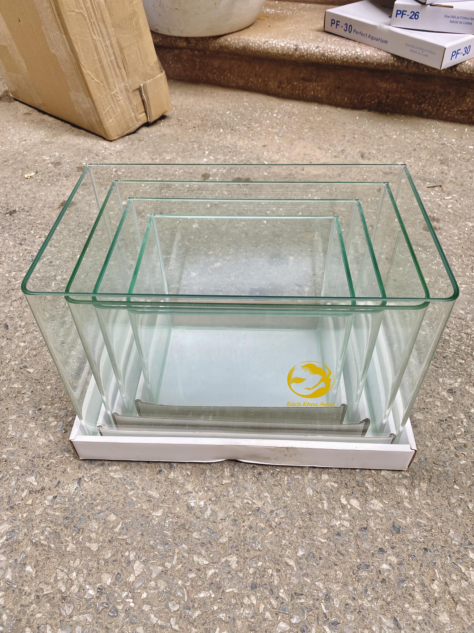 Bể đúc mini kính thường 30cm-26cm-22cm-18cm