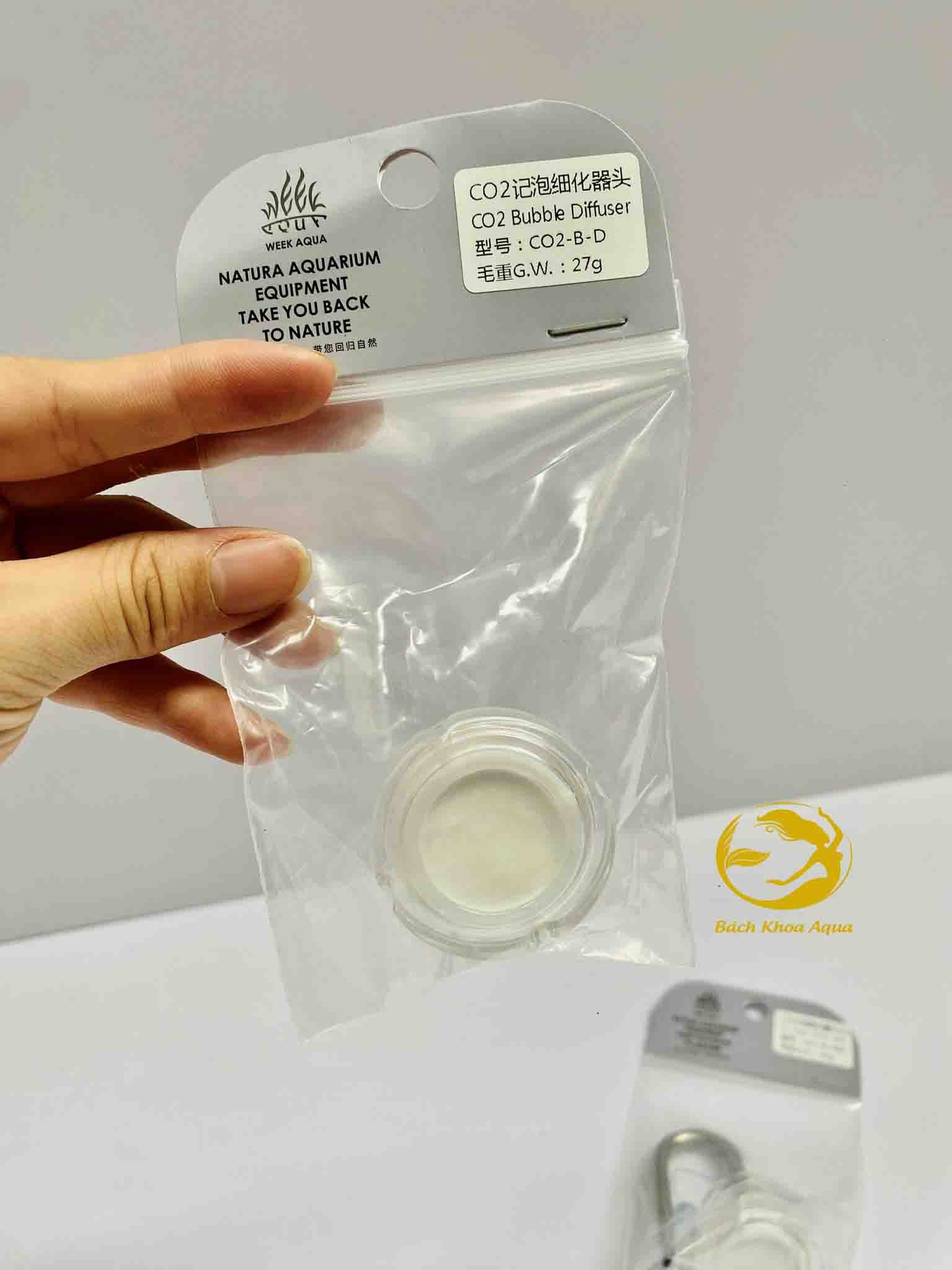 Đầu thay thế cốc sủi CO2 Week Aqua