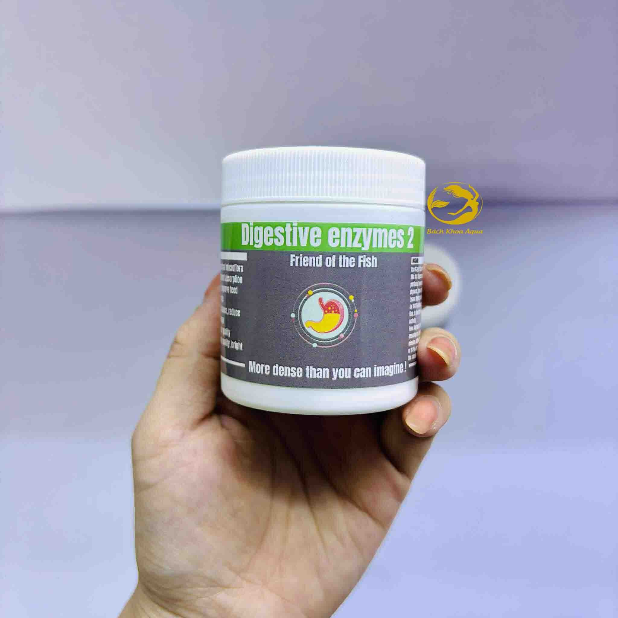 Men tiêu hóa Digestive Enzymes 2 - lọ 50g giúp cá tiêu hóa tốt