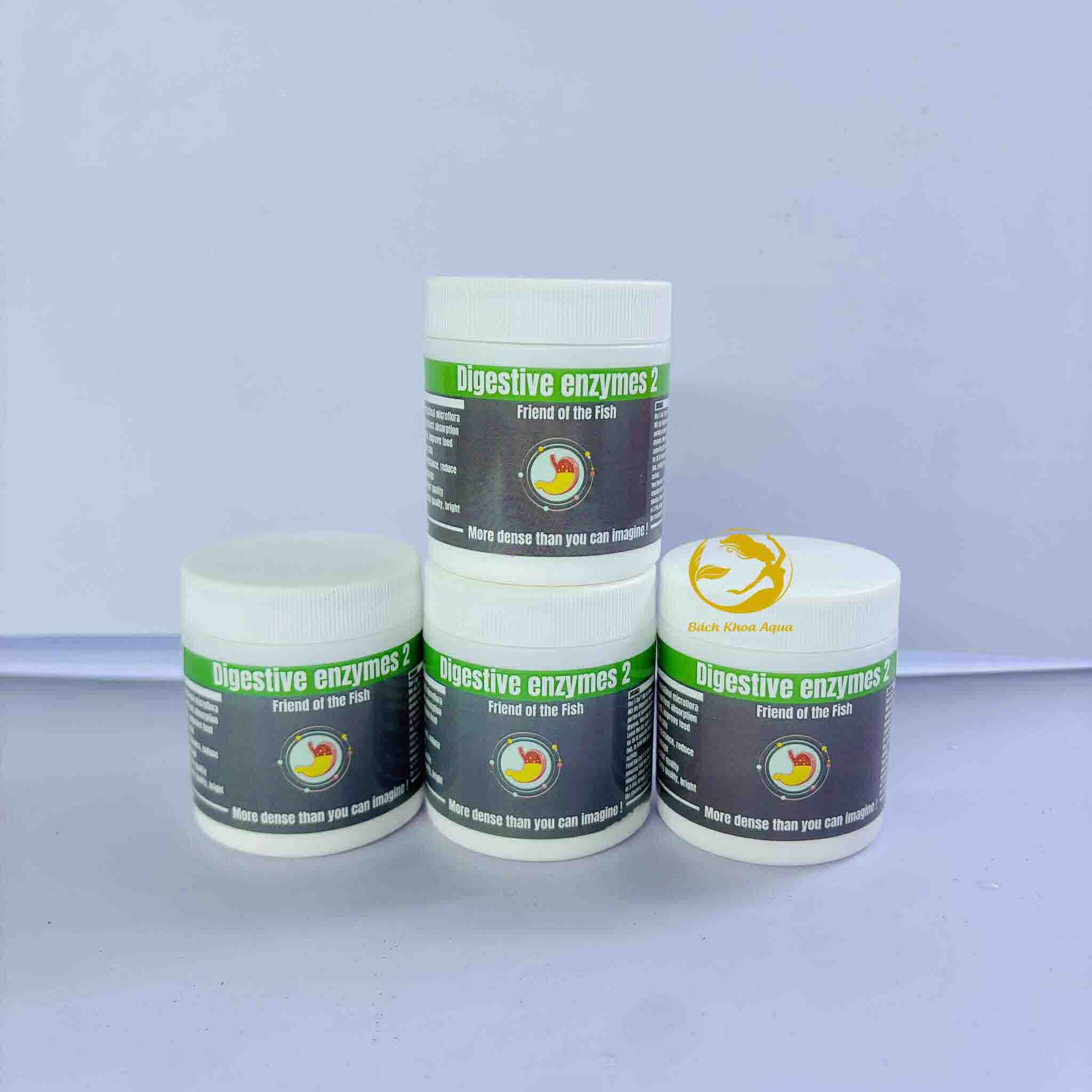 Men tiêu hóa Digestive Enzymes 2 - lọ 50g giúp cá tiêu hóa tốt