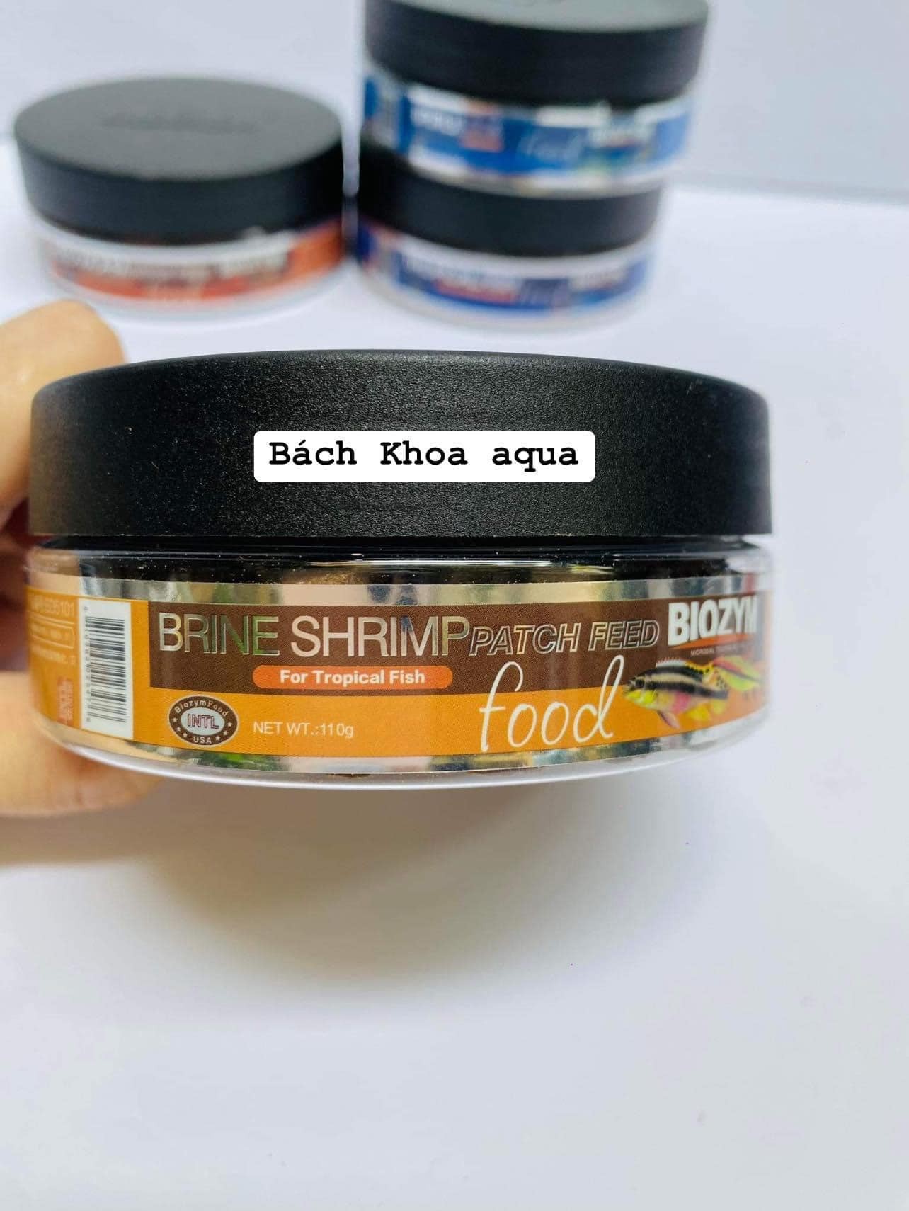 Thức ăn viên dính Biozym Brine Shrimp - Arrtemia cho cá cảnh 110g