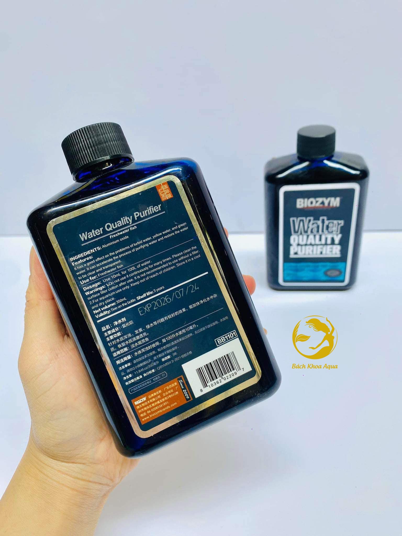 Làm trong nước Biozym Water Quality Purifier cho bể cá thủy sinh - 350ML