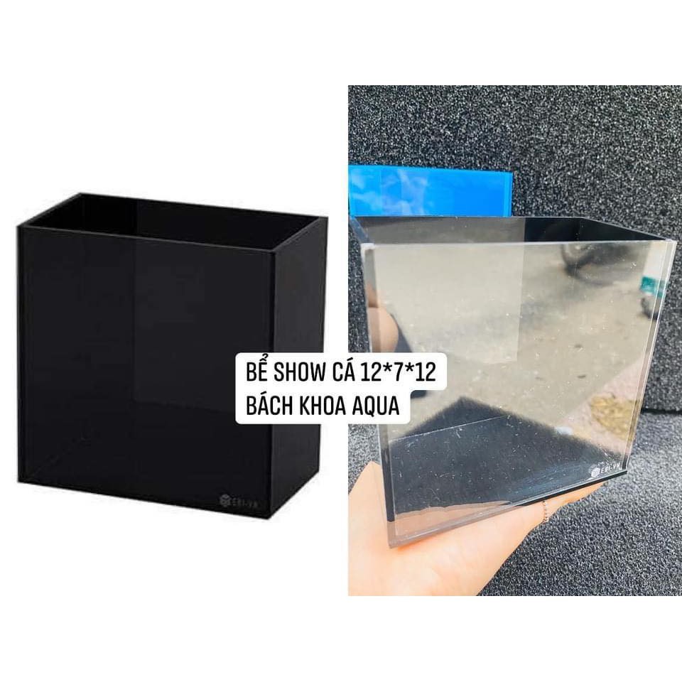 Bể Show cá chất liệu Acrylic size mini 12*7*12cm