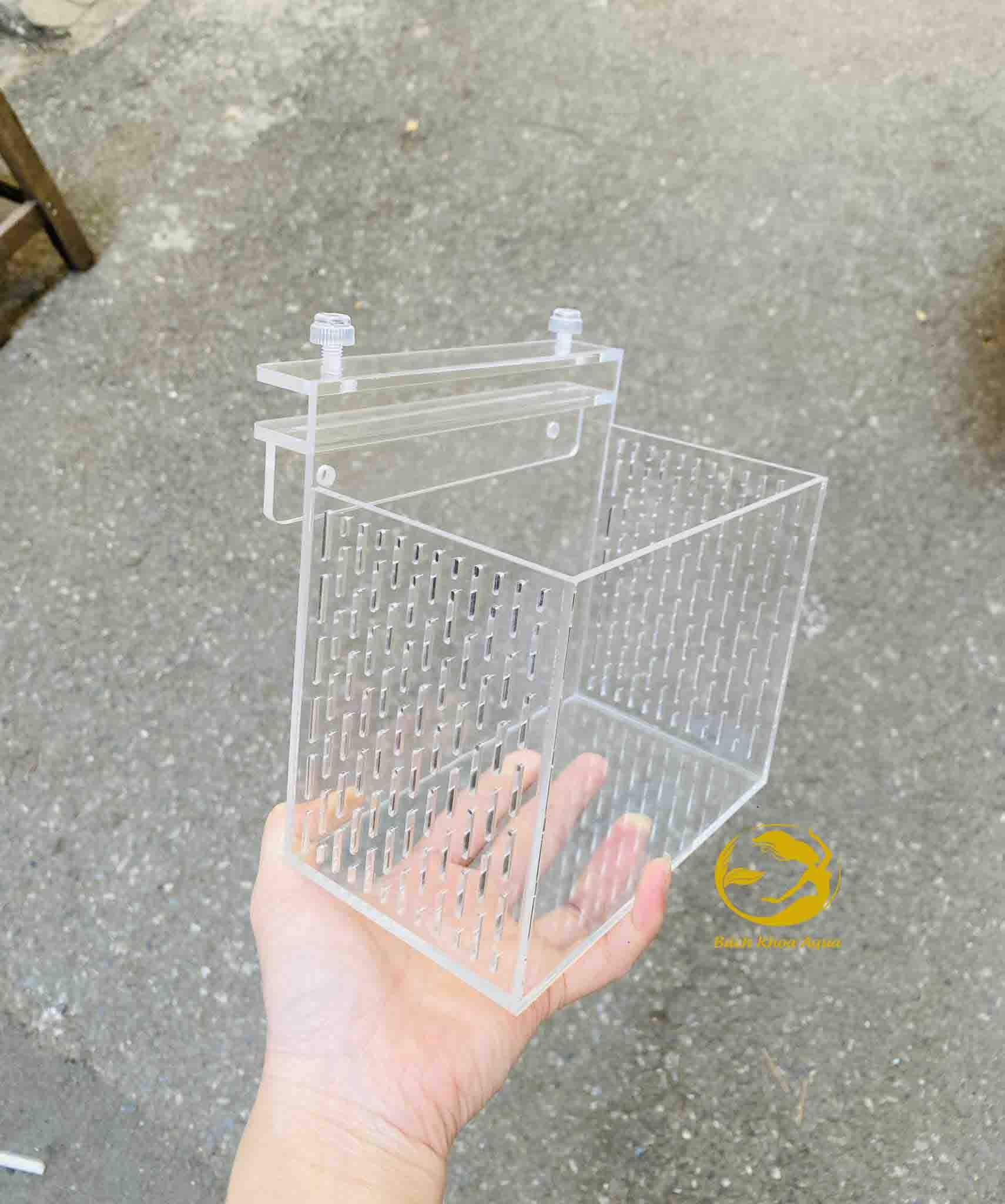 Lồng dưỡng cá - Box tép cho bể cá 12x9x14cm - 16x11x14cm