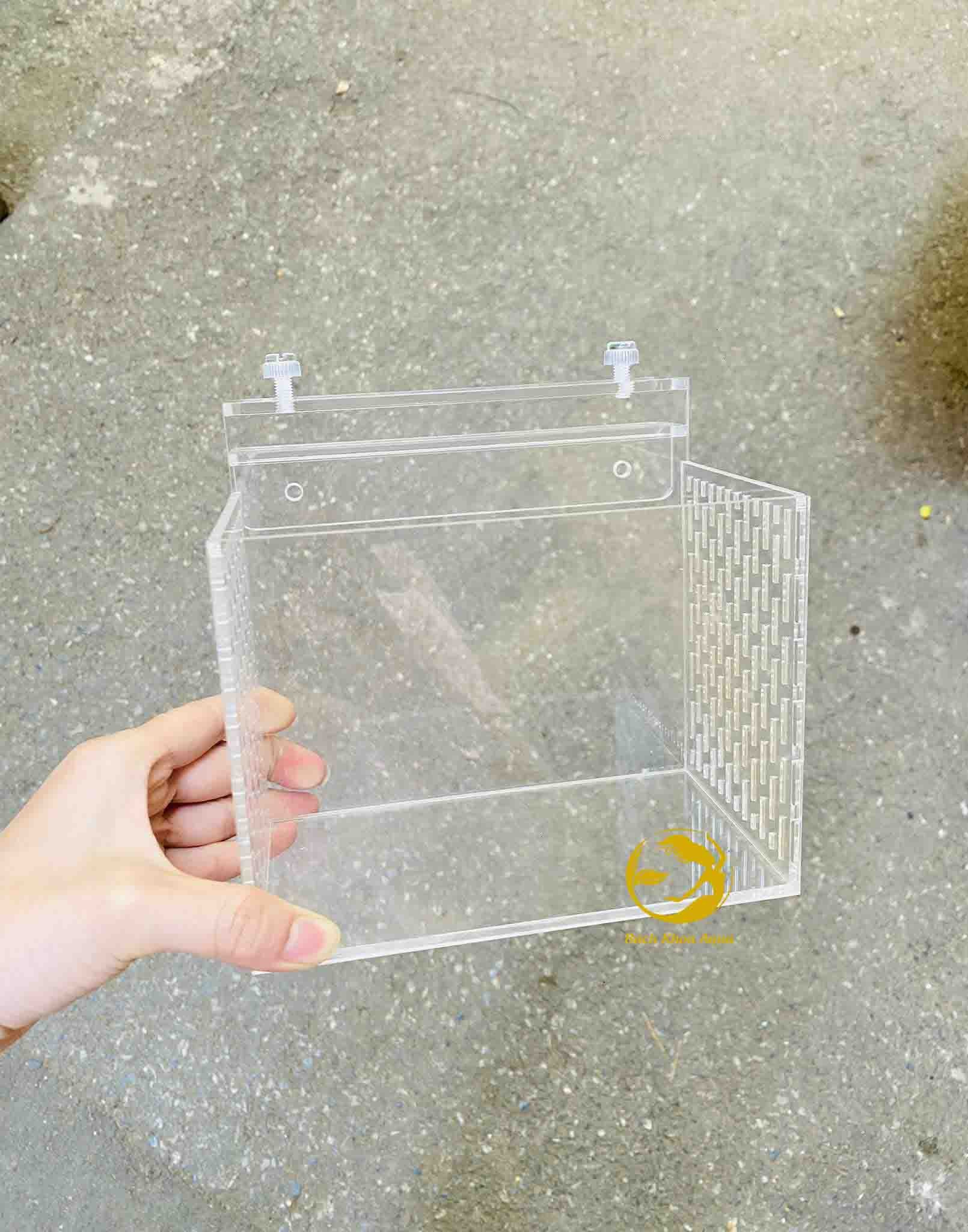 Lồng dưỡng cá - Box tép cho bể cá 12x9x14cm - 16x11x14cm