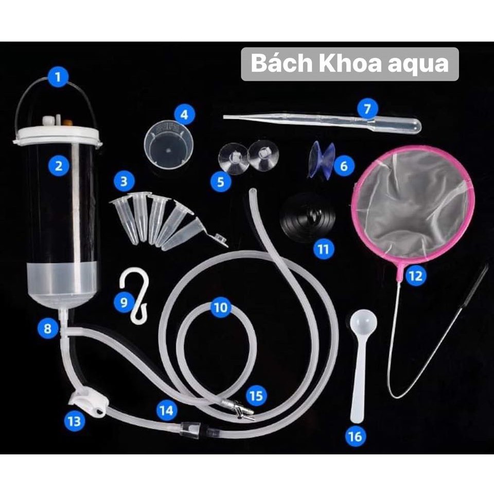 Bộ ấp Artemia Full đồ (16 chi tiết)