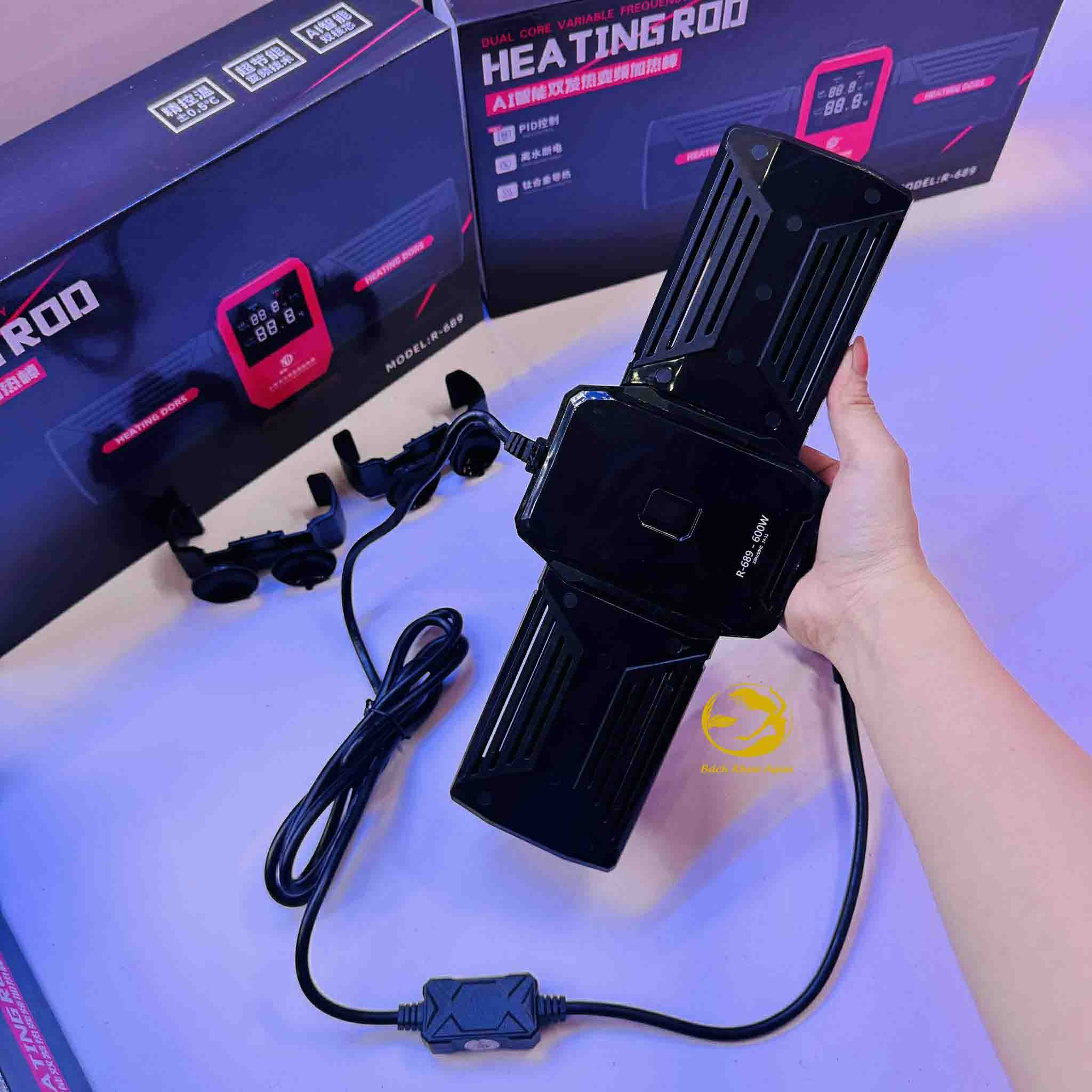 Sưởi bể cá Royalfish cao cấp R-689 600W/ 1000W /1200W cảm biến thông minh