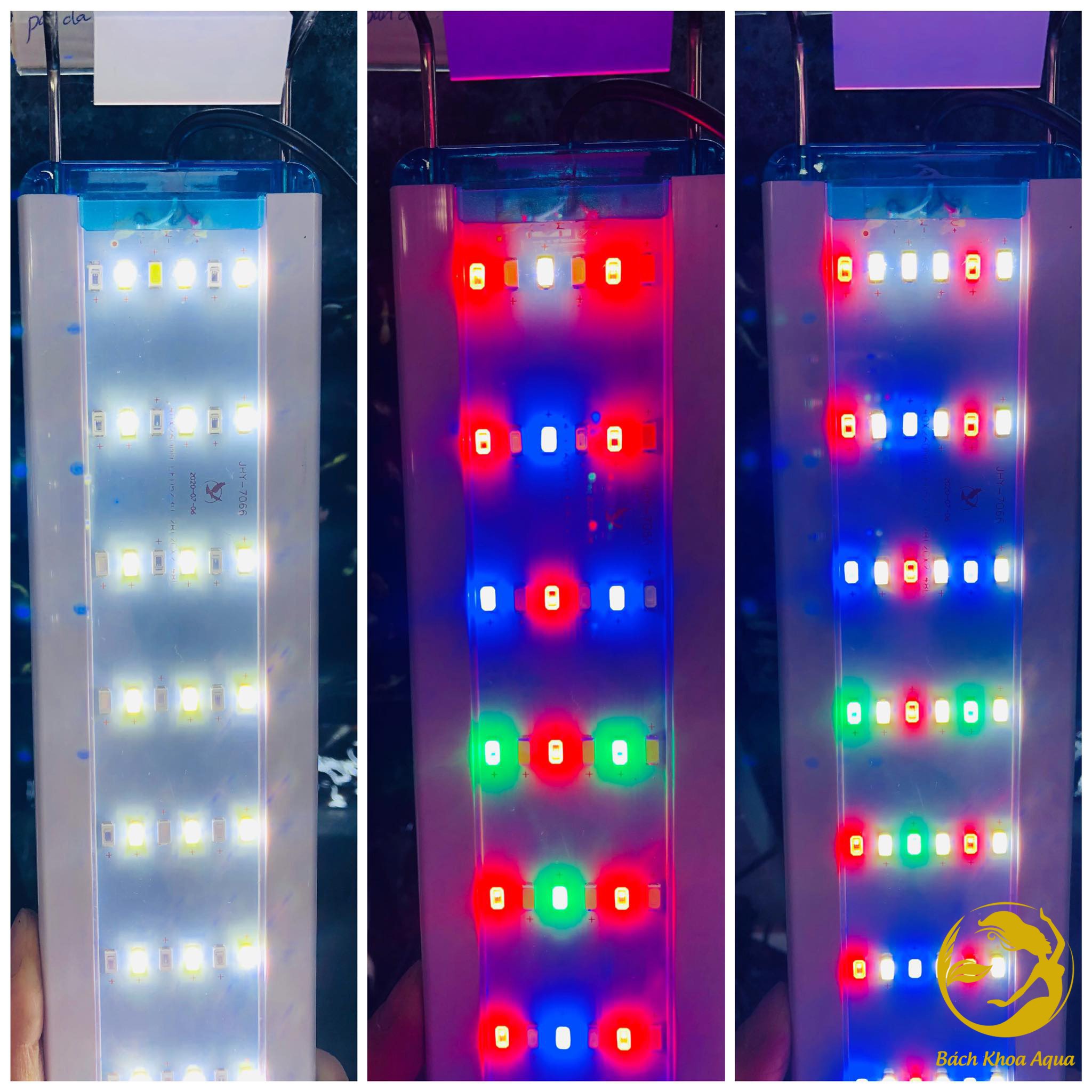 Đèn Led Gebo 6 hàng led 6D 3 chế độ màu