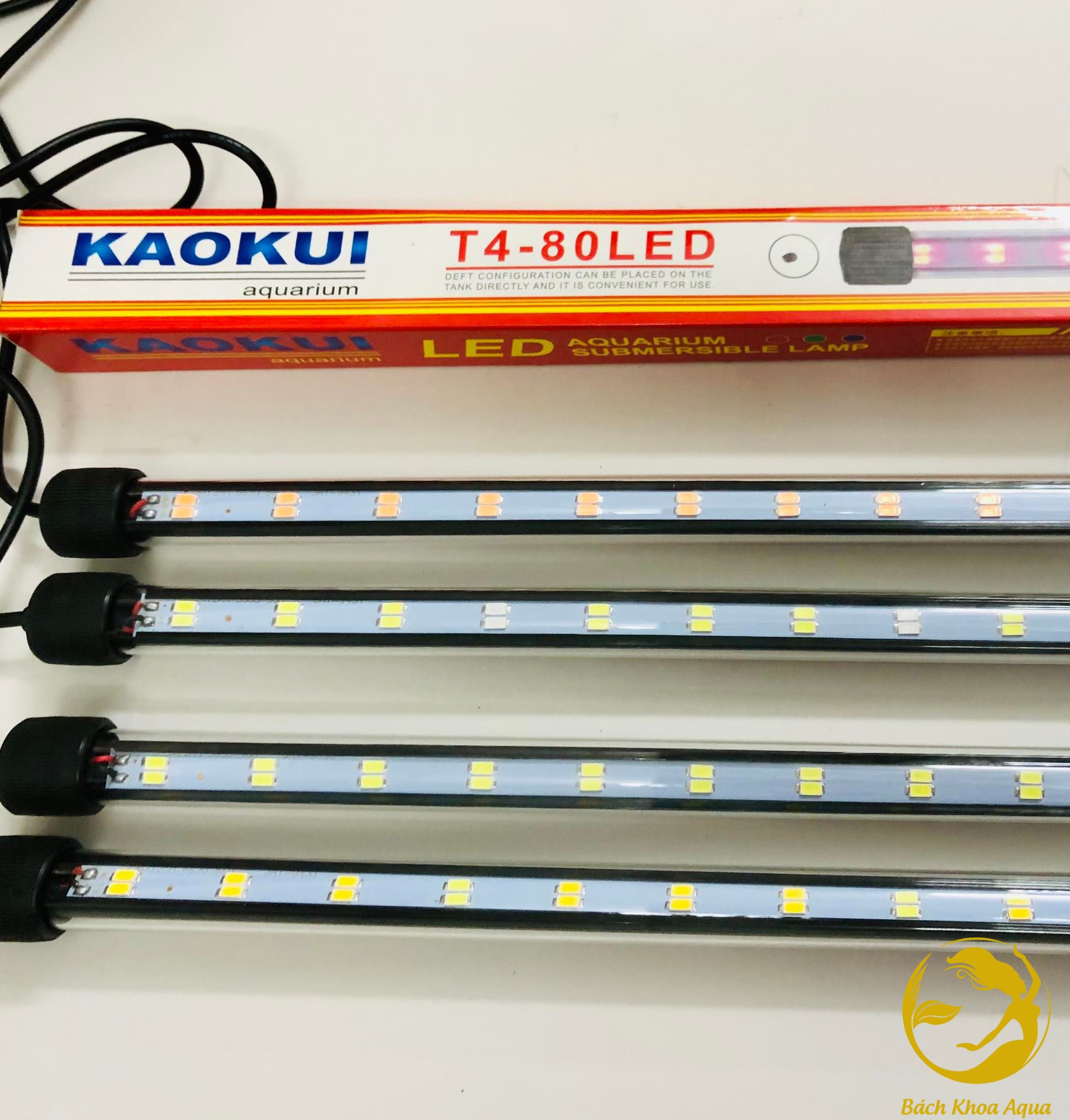 Đèn Led thanh T4 KAOKUI 2 hàng bóng nhiều màu