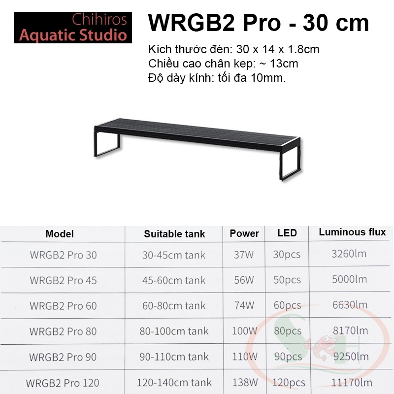 Đèn Led Chihiros Pro bản mới nhất