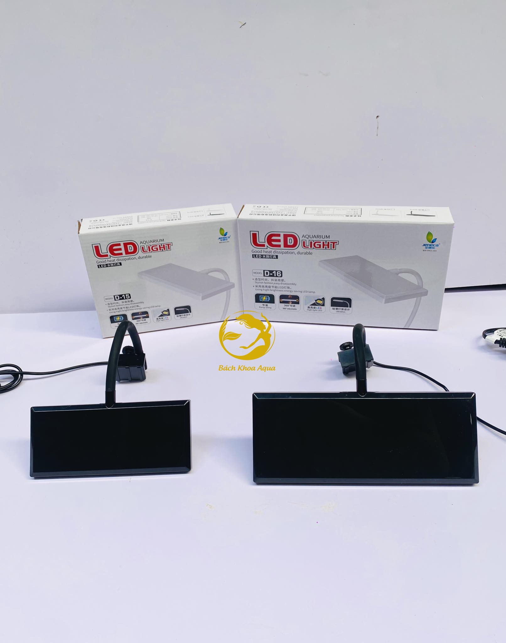 Đèn Led kẹp Jeneca đỏ cá không đỏ nước