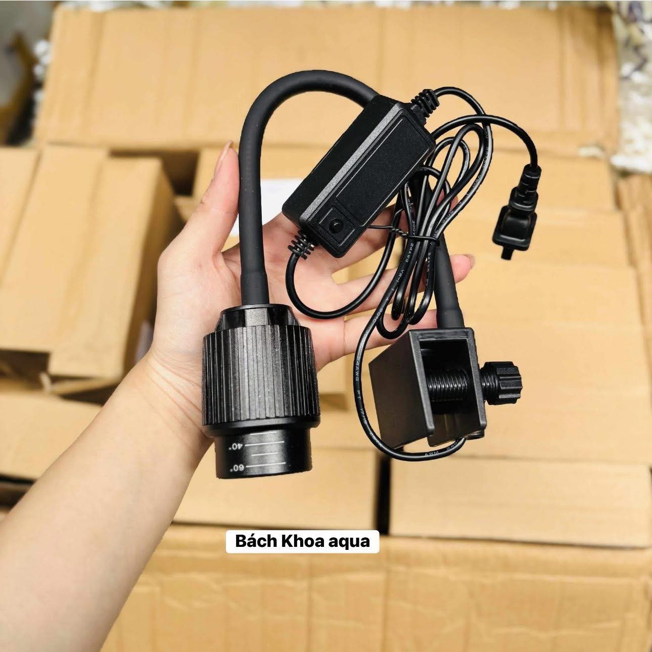 Đèn led rọi 7w - chỉnh tiêu cự và 3 chế độ màu siêu đẹp cho bể biotop